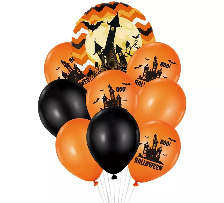 Translation missing: pt-PT.Pack de 9 Globos Halloween Surtidos