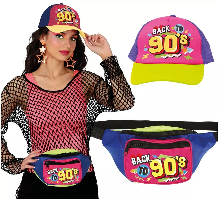 Translation missing: pt-PT.Pack de Gorra y Riñonera de los Años 90