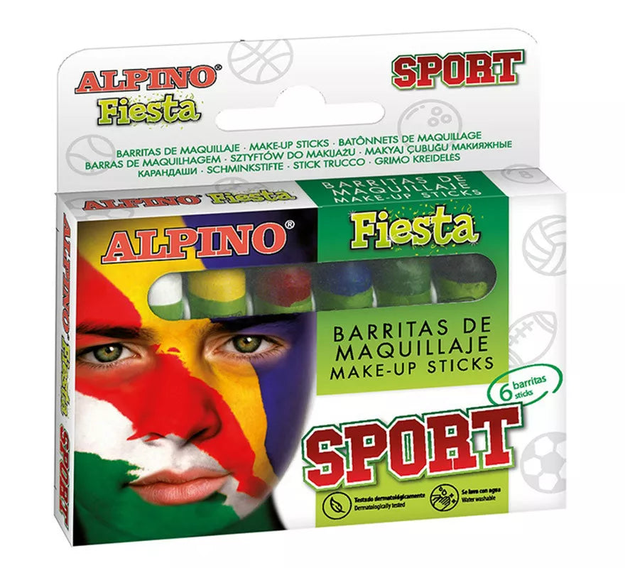 Translation missing: pt-PT.Pack de Maquillaje Sport 6 colores de 5 grs