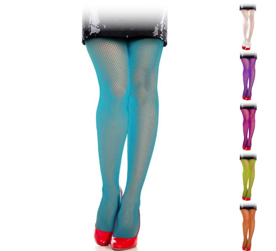 Translation missing: pt-PT.Panty de Red Fina Fosforito Adulto en varios colores
