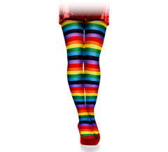Meia-calça arco-íris feminina