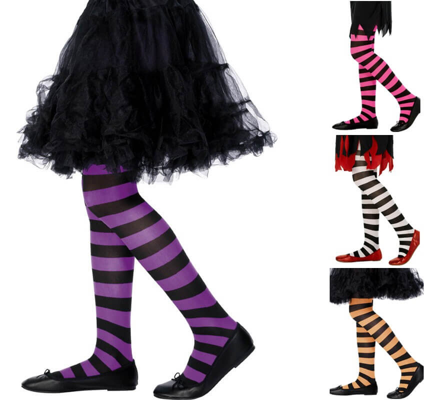Translation missing: pt-PT.Pantys infantiles a rayas en varios colores