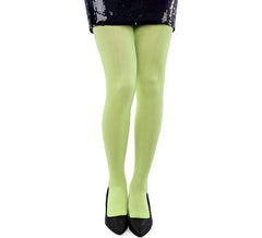 Meia-calça amarela neon