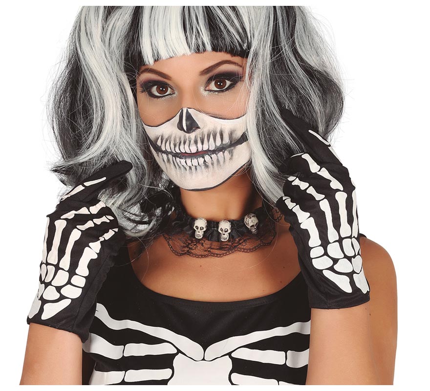 Translation missing: pt-PT.Par de guantes Esqueleto para Halloween
