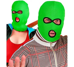 Balaclava verde fluorescente