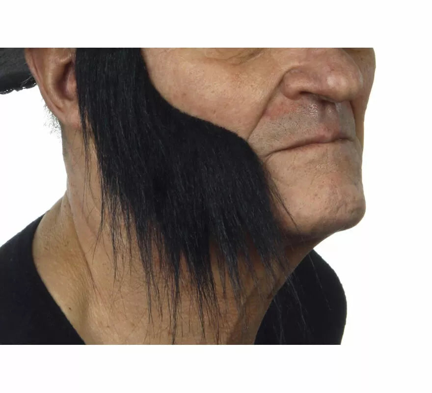 Translation missing: pt-PT.Patillas anchas con pelo negro