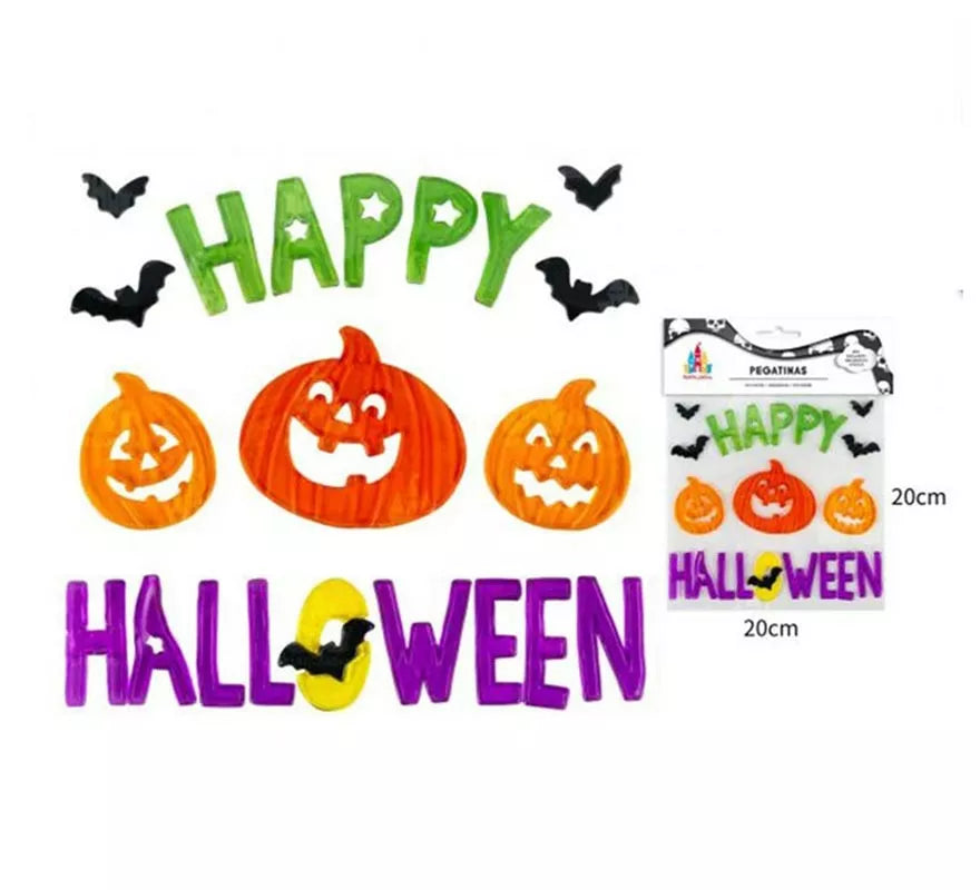 Translation missing: pt-PT.Pegatina Gel Calabaza Happy Halloween