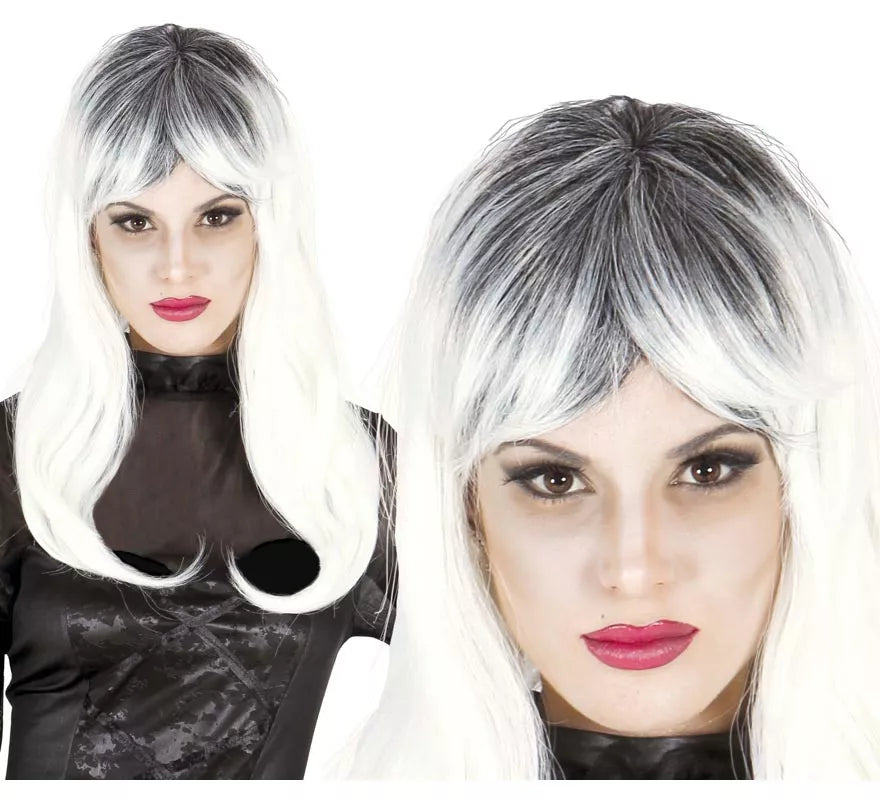 Translation missing: pt-PT.Peluca Blanca de Zombie para Halloween