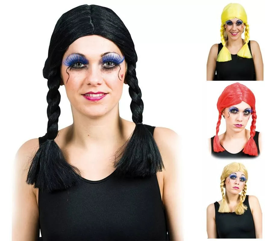 Translation missing: pt-PT.Peluca con Trenzas en varios colores