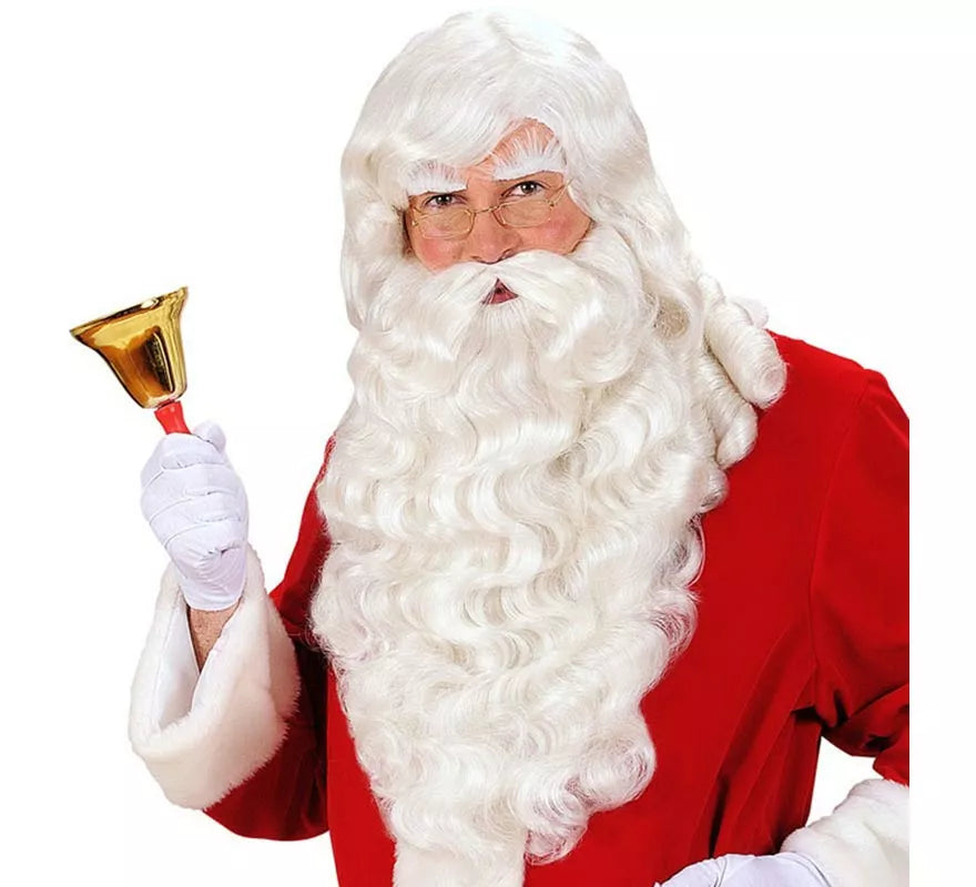 Translation missing: pt-PT.Peluca de Papá Noel con Barba, Bigote y Cejas
