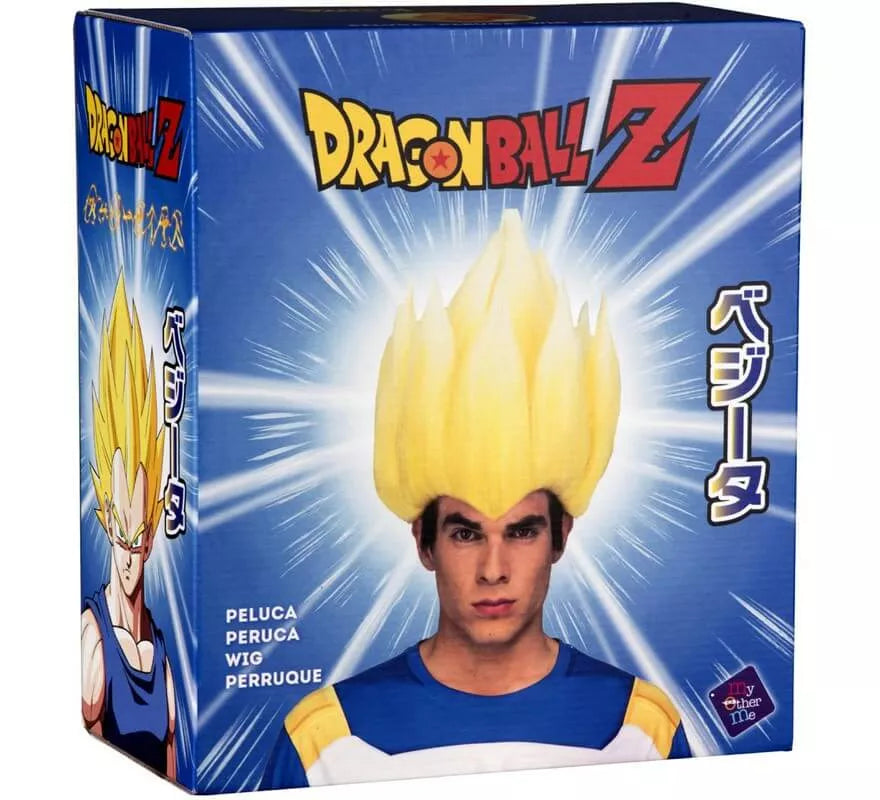 Translation missing: pt-PT.Peluca de Saiyan Vegeta de Dragón Ball en caja para hombre