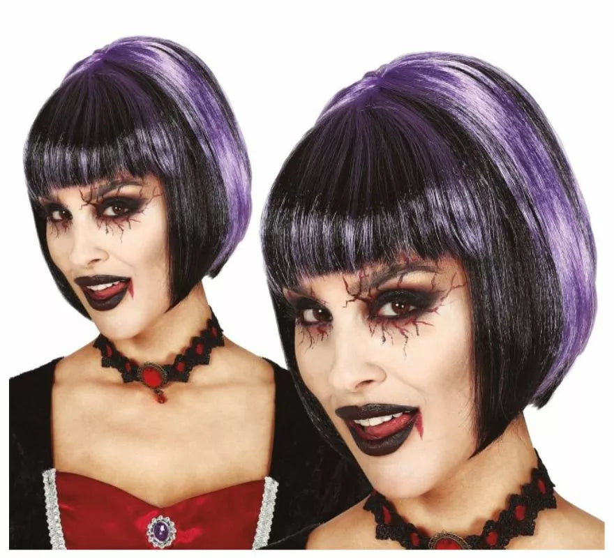 Translation missing: pt-PT.Peluca de Vampiresa con flequillo en varios colores