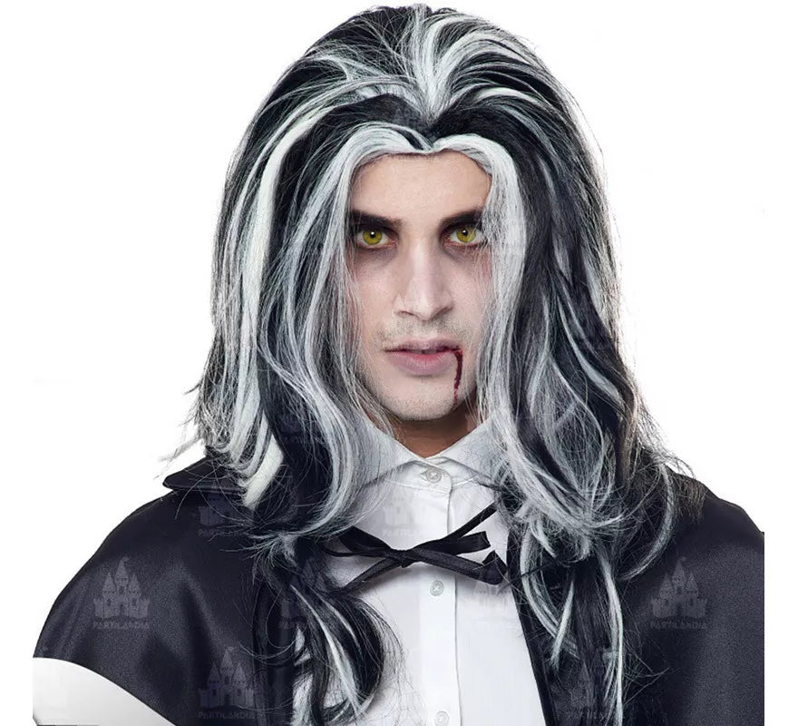 Translation missing: pt-PT.Peluca Larga de Vampiro con mechas