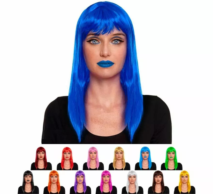 Translation missing: pt-PT.Peluca Lisa con Flequillo en varios colores