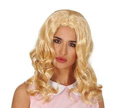 Peruca de cabelo loiro