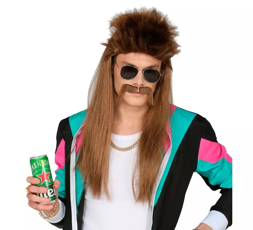 Translation missing: pt-PT.Peluca Redneck con bigotes adulto