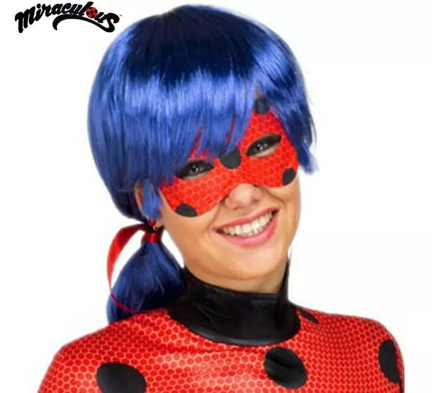 Translation missing: pt-PT.Peluca y Antifaz de Ladybug en caja para mujer
