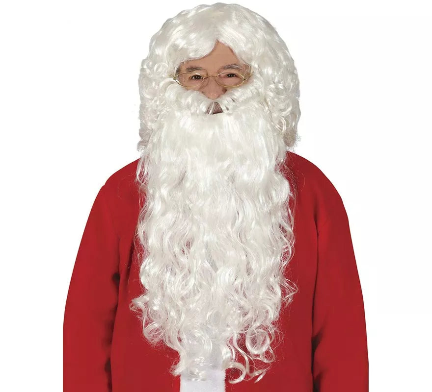 Translation missing: pt-PT.Peluca y barba de Papa Noel extra