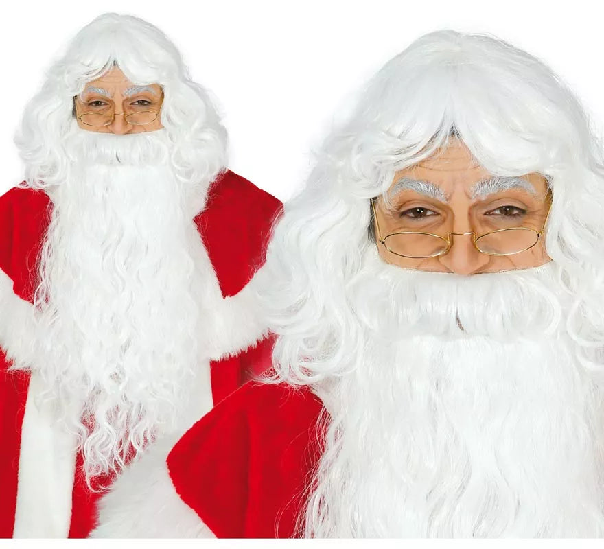Translation missing: pt-PT.Peluca y barba de Papa Noel extra