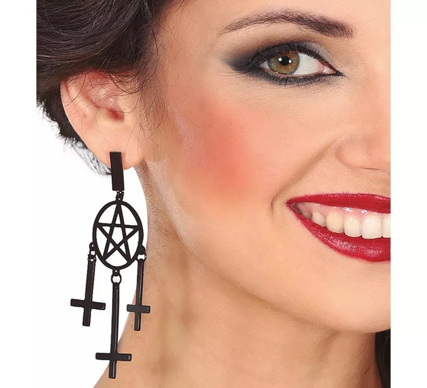 Translation missing: pt-PT.Pendientes con Cruces 8 cm
