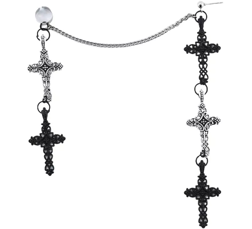 Translation missing: pt-PT.Pendientes Cruz Gótico