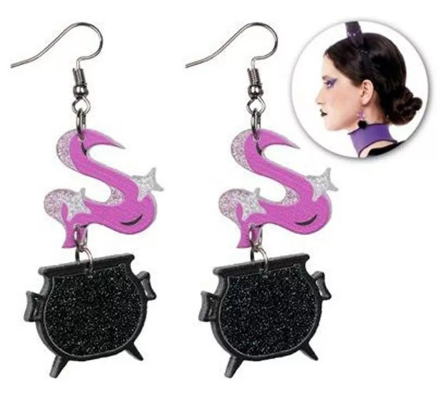 Translation missing: pt-PT.Pendientes de Bruja de Caldero