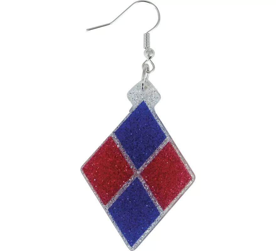 Translation missing: pt-PT.Pendientes de Rombos azules y rojo