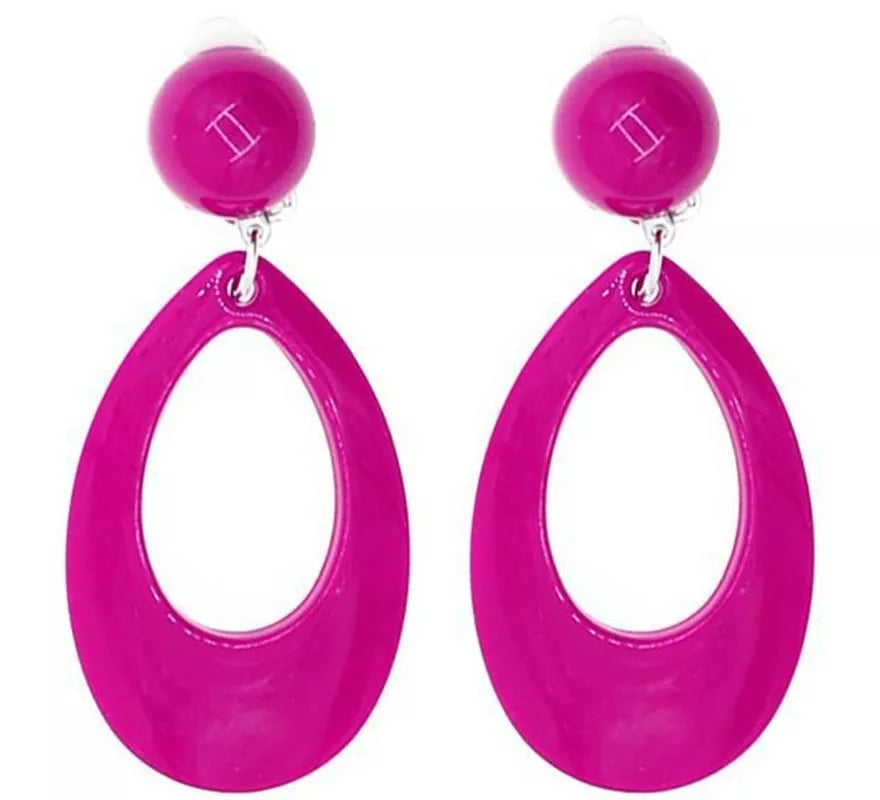 Translation missing: pt-PT.Pendientes de Sevillana Ovalados de 8 cm en varios colores
