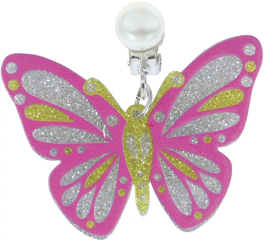 Translation missing: pt-PT.Pendientes Mariposa rosas