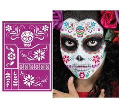 Modelo de maquiagem infantil Catrina