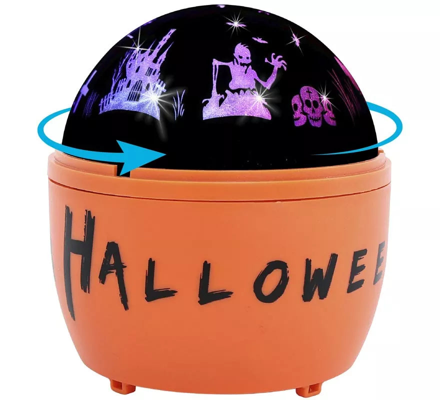 Translation missing: pt-PT.Proyector Led Giratorio Halloween de 11.5x11.5x13 cm
