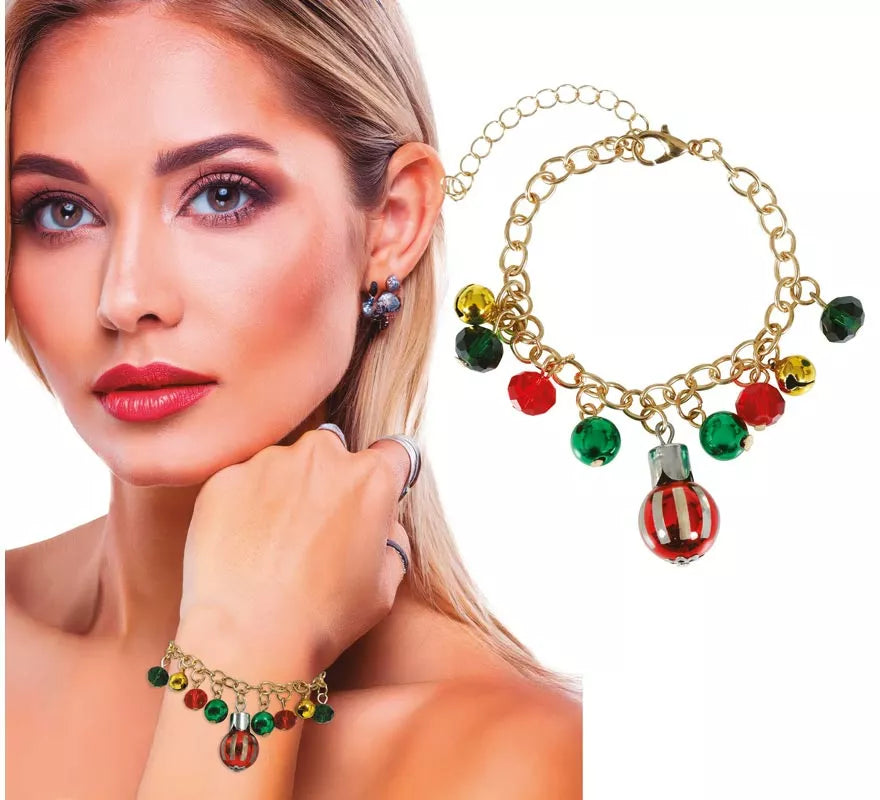Translation missing: pt-PT.Pulsera Bolas Árbol de Navidad