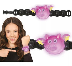 Pulseira Morcego com Luz 18 cm