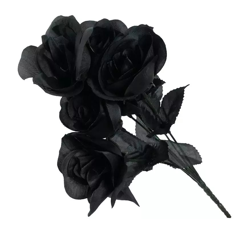 Translation missing: pt-PT.Ramo Rosas Negras 35 cm