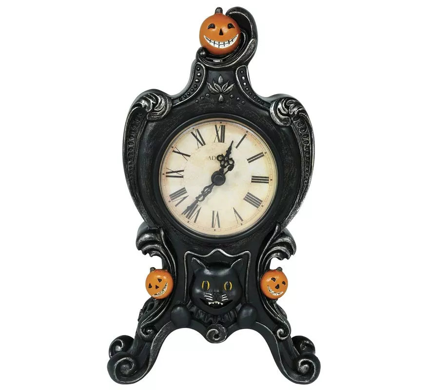 Translation missing: pt-PT.Reloj de Mesa Antiguo de Resina de 24x14 cm
