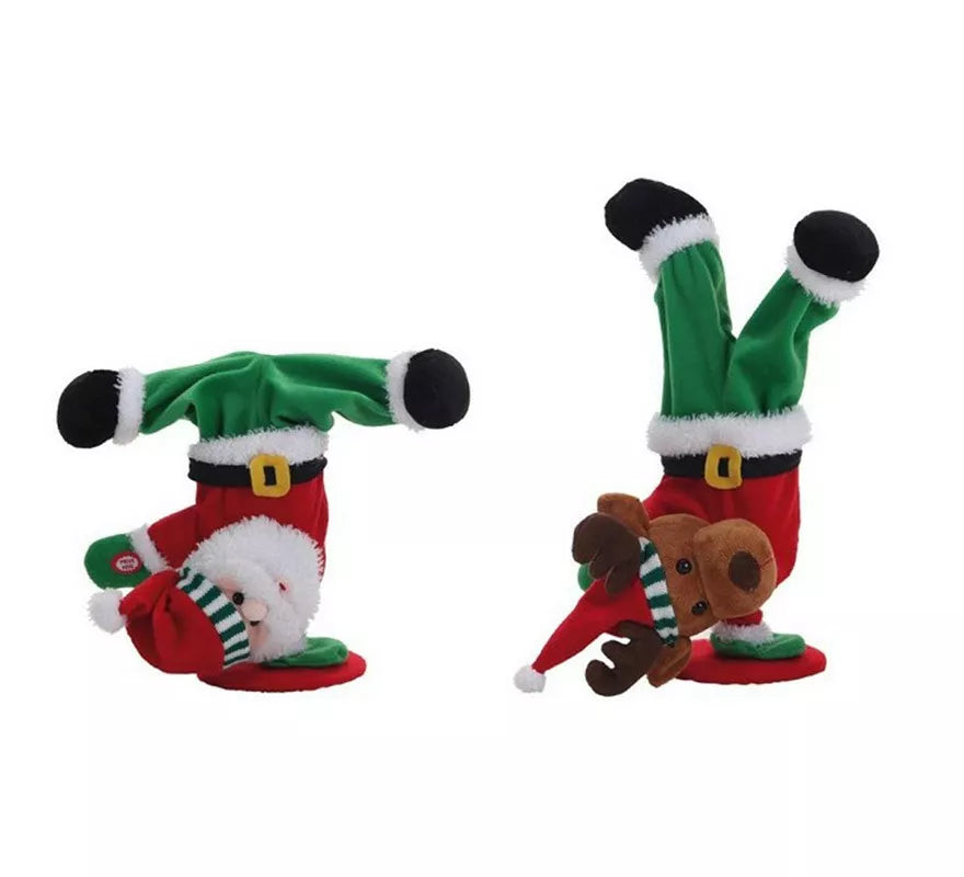 Translation missing: pt-PT.Reno y Papá Noel Raperos con Pilas de 35 cm