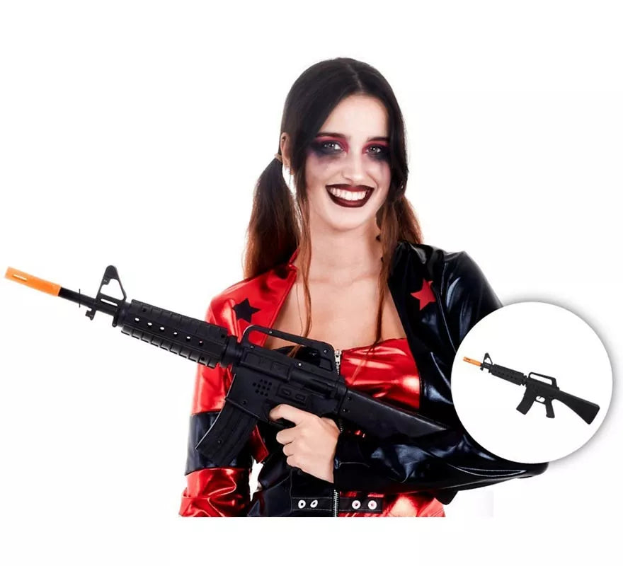 Translation missing: pt-PT.Rifle negro largo de juguete de 66 cm