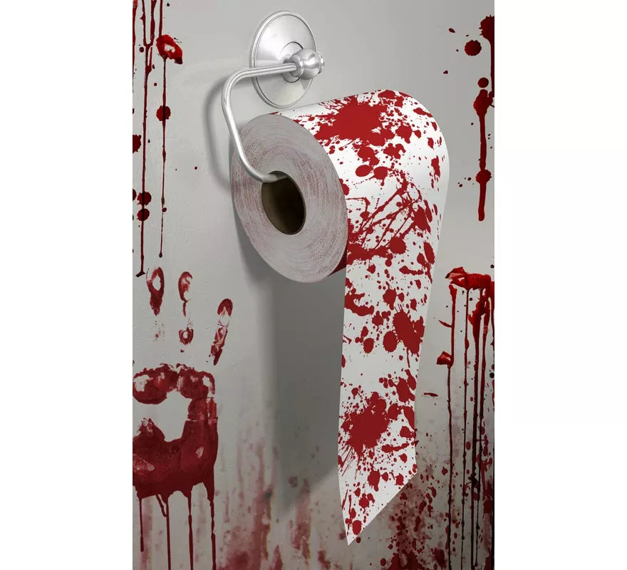 Rollo WC Ensangrentado de Papel 2 Capas