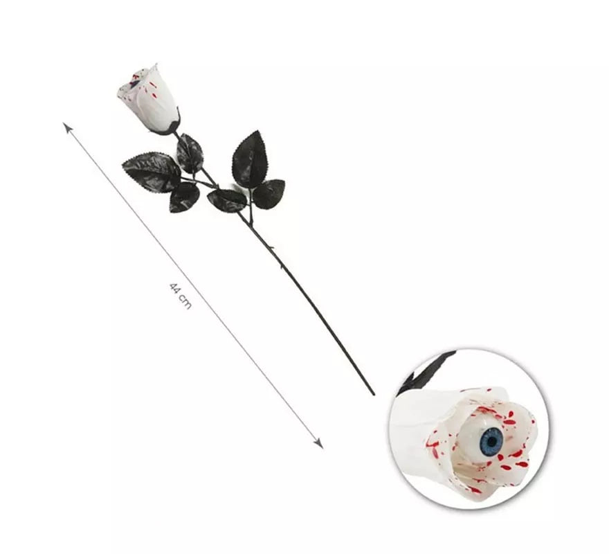 Translation missing: pt-PT.Rosa Blanca con Ojo de 44 cm