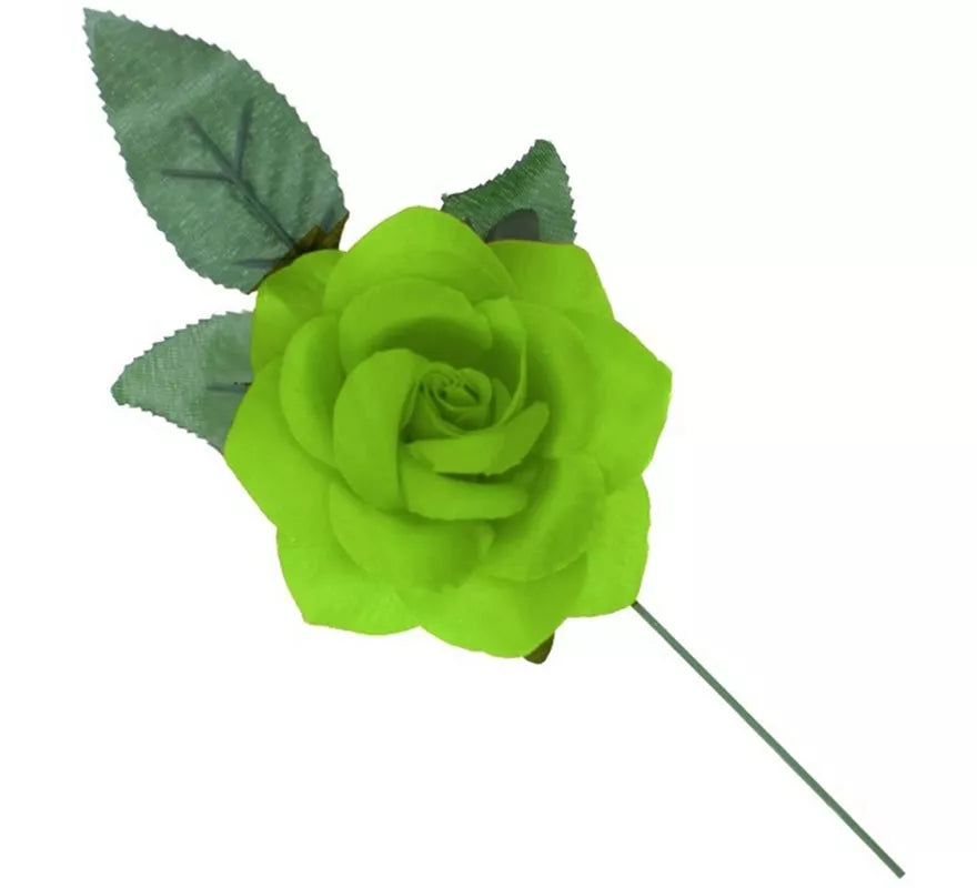 Translation missing: pt-PT.Rosa de Sevillana o Chulapa con varilla de 8 cm en varios colores