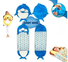 Saco de dormir Shark Sandy com almofada de 165 cm