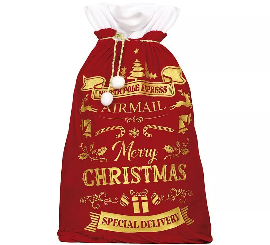 Translation missing: pt-PT.Saco de Merry Christmas de 60x95 cm