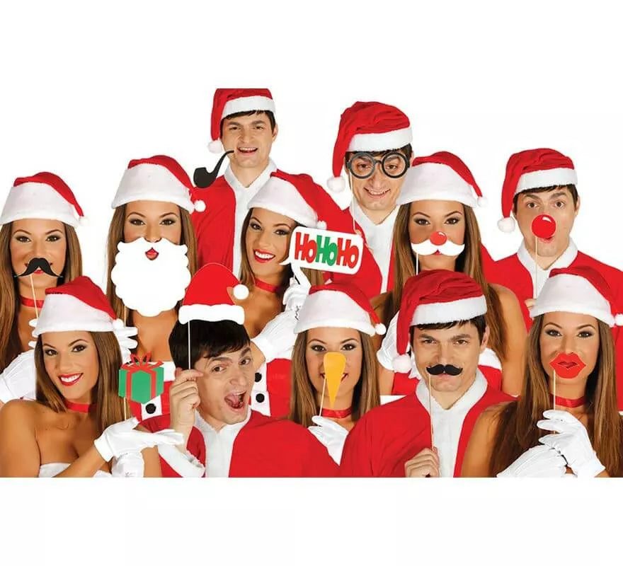 Translation missing: pt-PT.Set 12 Pcs Photocall Navidad