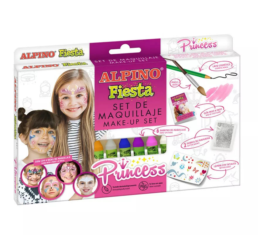 Translation missing: pt-PT.Set de Maquillaje Princesa Fiesta en colores surtidos 6 unidades de 5 grs