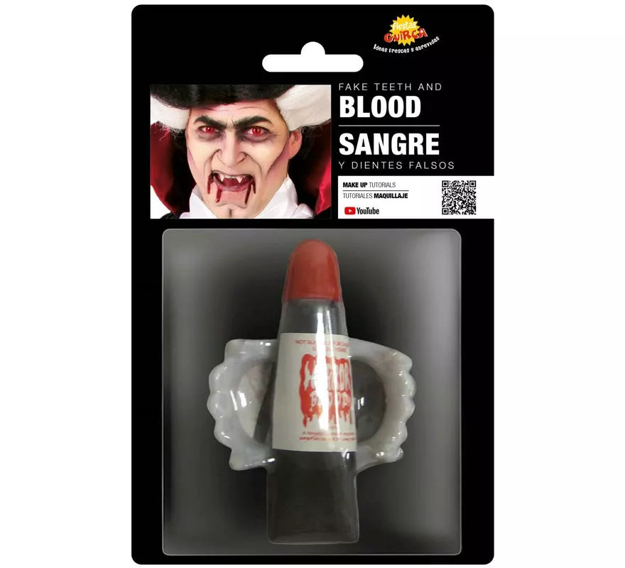 Translation missing: pt-PT.Set de sangre y dientes de Vampiro para Halloween