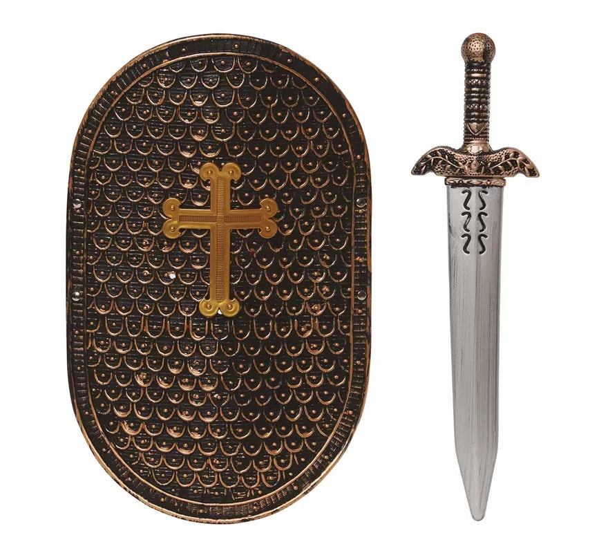 Translation missing: pt-PT.Set Medieval: Escudo y espada para niños