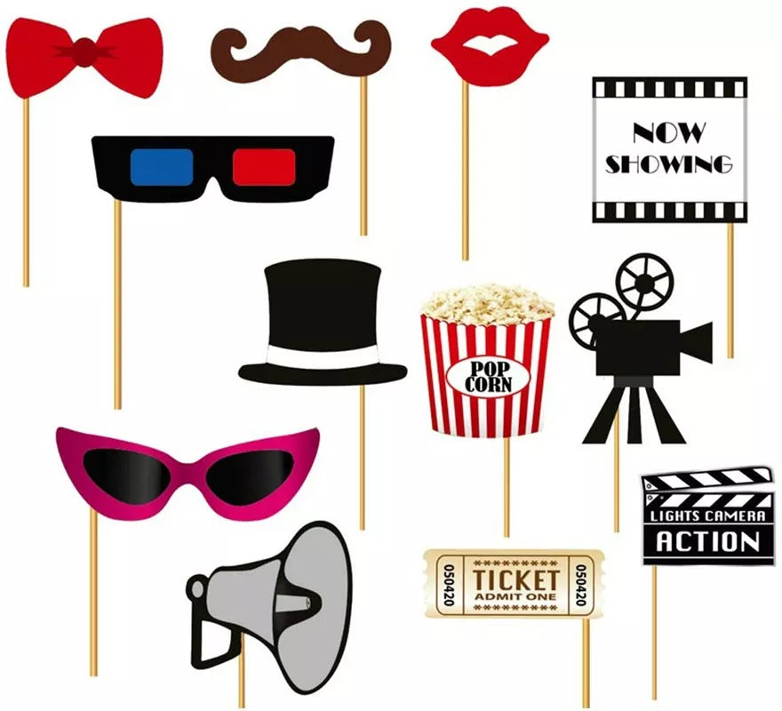 Translation missing: pt-PT.Set para Photocall cine 12 Pcs