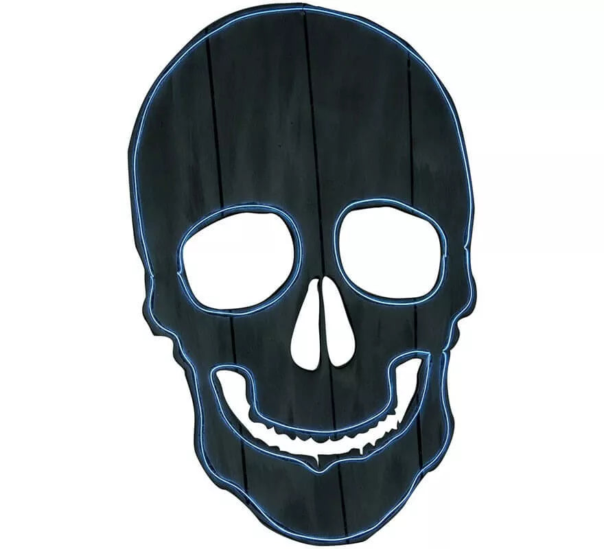 Translation missing: pt-PT.Silueta de Calavera Fluorescente 52x34 cm