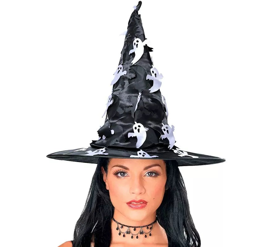 Translation missing: pt-PT.Sombrero de Bruja con Fantasma Colgante