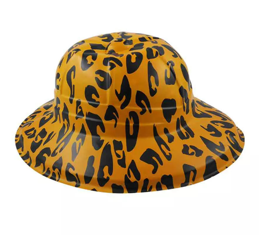 Translation missing: pt-PT.Sombrero de Estampado de Leopardo de PVC
